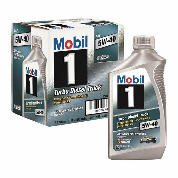 Homecare Products 122253 5W-40 Turbo Diesel Oil Bottles, 1 qt., 6PK HO3618960